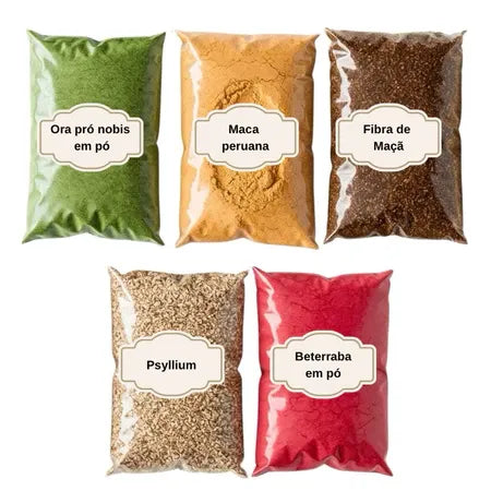 Kit Farinha Funcional para Mulheres com Psyllium