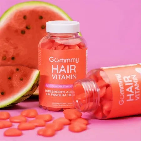 Kit 2 Gummy Hair Suplemento Vitamina Para Cabelo E Unhas Em Goma