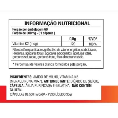 Vitamina K2 natural green 60caps