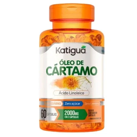 Suplemento Óleo De Cártamo Ácido Linoleico 60cps Katiguá